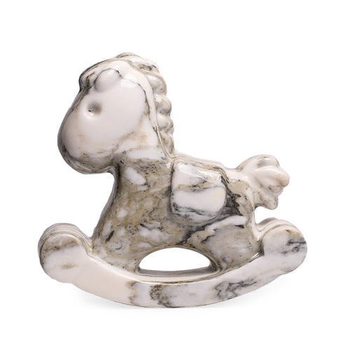 Rocking Horse Marble Sculpture