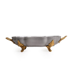 Hand-Painted Heron Heritage Serving Bowl