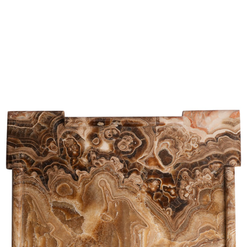 Caramel Vein Marble Tray - Large