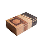 Geometric Marquetry Decorative Box