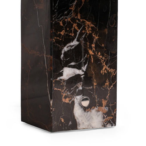 Noir Vein Marble Lamp - Medium