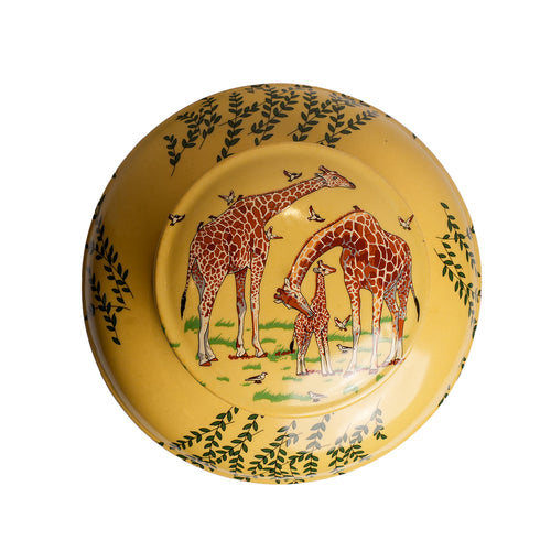 Savannah Yellow Giraffe Decor Jar - Medium