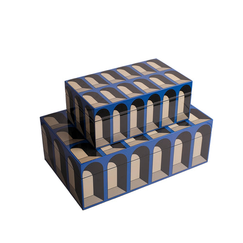 Arcadia Blue Decorative Box Set