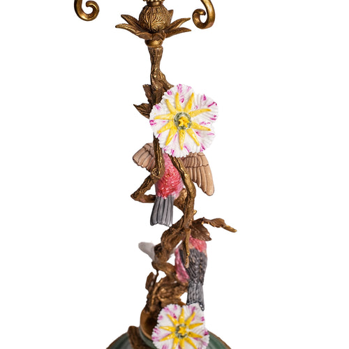 Emerald Bird Heritage Candle Stand