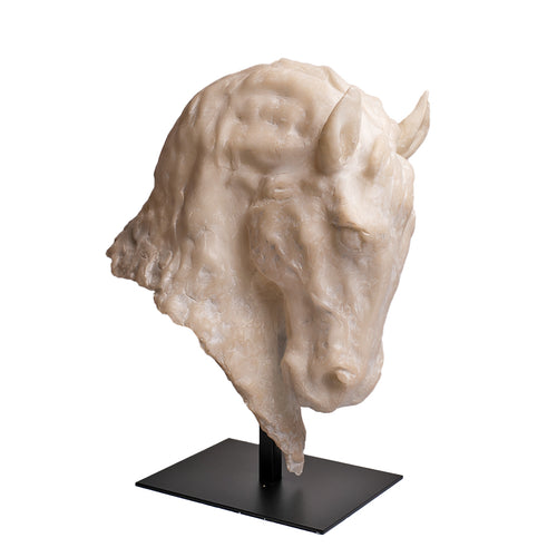 Majestic Ivory Horse Sculpture