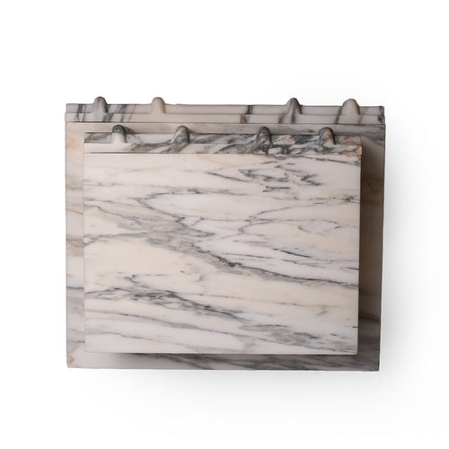 Ivory Vein Marble Book