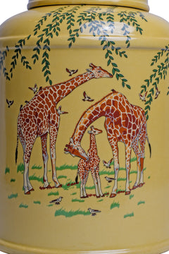 Savannah Yellow Giraffe Decor Jar - Large