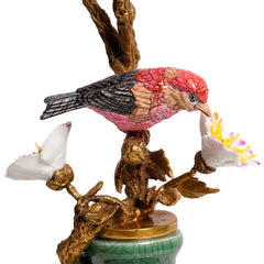 Emerald Bird Heritage Candle Stand