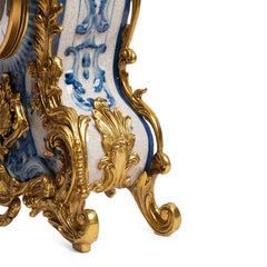 Royal Blue Heritage Table Clock