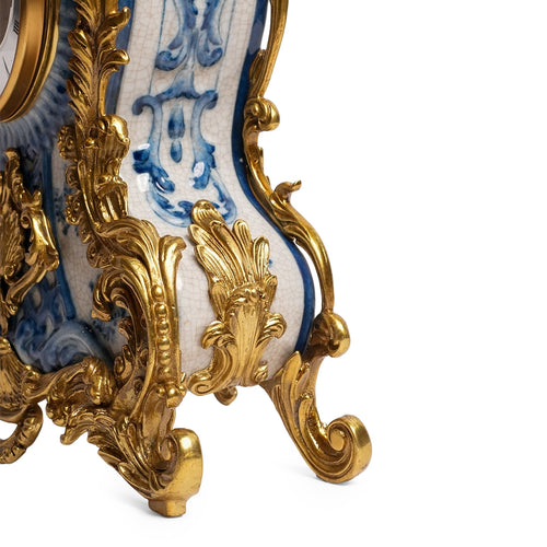Royal Blue Heritage Table Clock