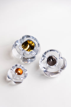 Prism Orbit Handblown Glass Vase - Small