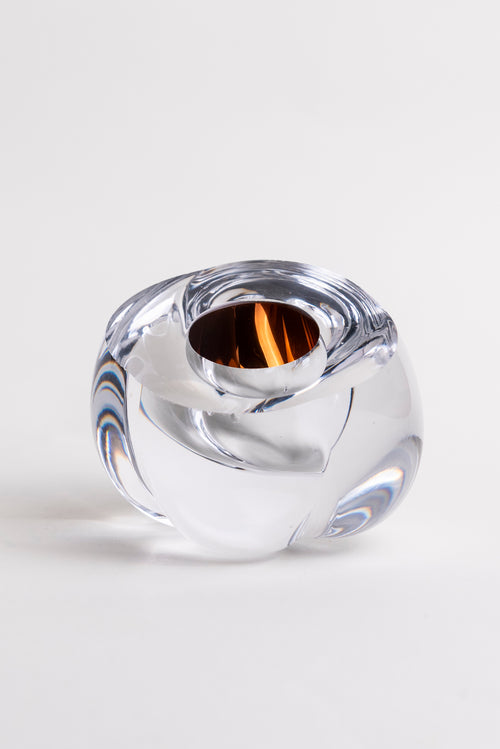 Prism Orbit Handblown Glass Vase - Small