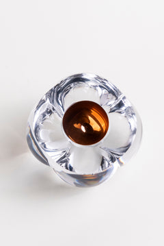 Prism Orbit Handblown Glass Vase - Small
