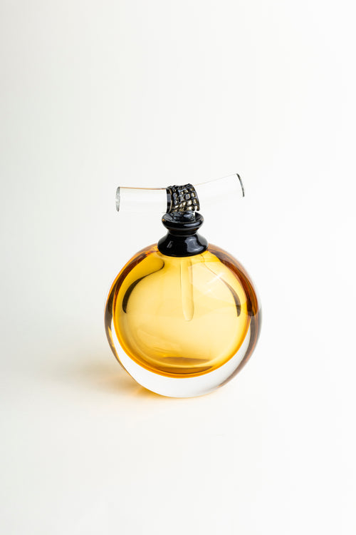 Amber Muse Perfume Glass Vase