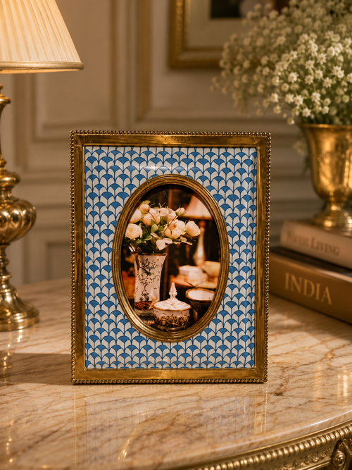 Azure Heritage Decorative Frame