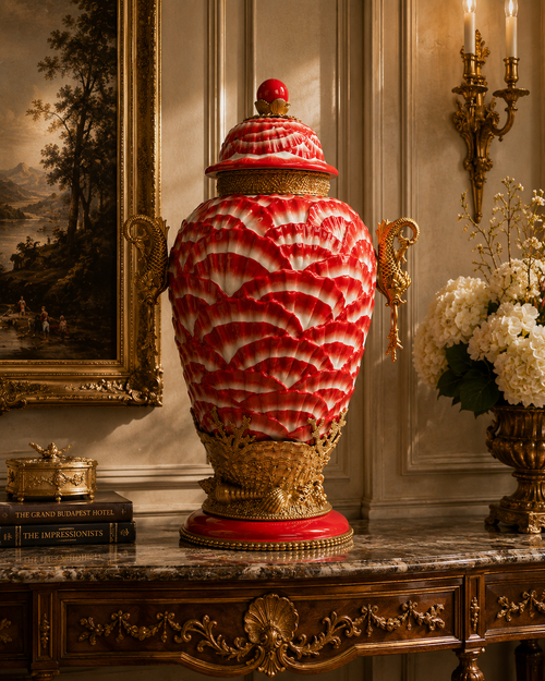 Coral Reef Porcelain Jar