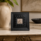 Noir Chevron Photo Frame