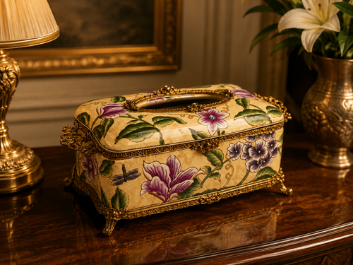 Botanical Heirloom Tissue Box