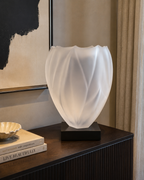 Smoky Petal Sculptural Vase