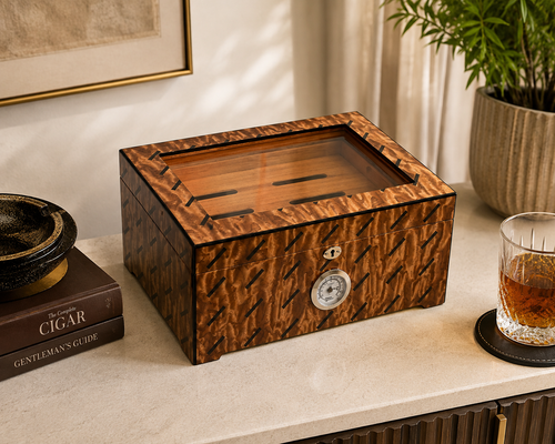 Walnut Reserve Cigar Humidor