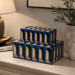 Arcadia Blue Decorative Box Set