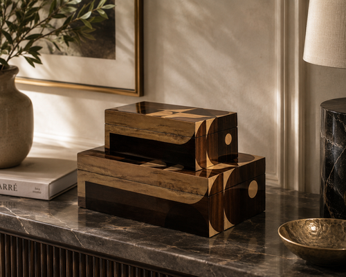 Noir Geometry Decorative Box Set