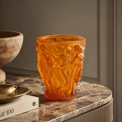 Amber Muse Glass Vase - Small