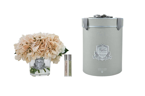 Hydrangeas & Rosebuds - Champagne