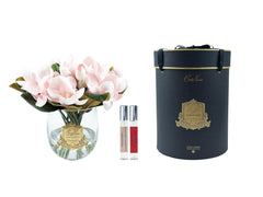 Pink Magnolia With Gold Badge