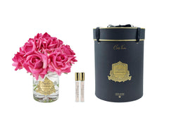 Grand Rose Bouquet - Magenta (Black Box With Gold Badge)